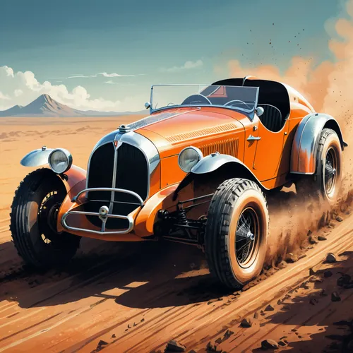 auburn speedster,bmw 327,desert racing,bmw 328,vintage cars,desert run,automobile racer,bugatti type 51,steam car,bugatti type 55,vintage car,caterham 7,austin 7,oldtimer car,bugatti type 35,desert safari,bugatti type 57s atalante number 57502,morgan electric car,triumph tr2,illustration of a car,Conceptual Art,Fantasy,Fantasy 32