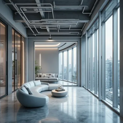 penthouses,modern decor,contemporary decor,modern office,interior modern design,concrete ceiling,blur office background,lofts,interior design,hallway space,loft,interiors,interior decoration,sky apartment,minotti,offices,apartment lounge,ductwork,bureaux,groundfloor,Photography,General,Realistic