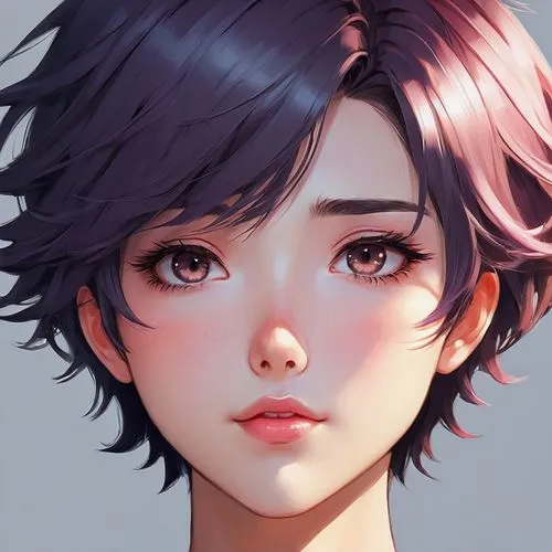 marinette,haru,mabuchi,fiora,kawakami,natsuki,shimei,hinata,overpainting,nadeshiko,hiro,digital painting,tsukiyama,sakurai,girl portrait,haruka,soejima,nanami,oikawa,shorthair,Conceptual Art,Fantasy,Fantasy 14