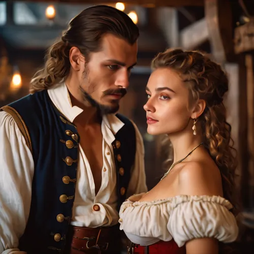 romance novel,mayflower,musketeer,galleon,throughout the game of love,bodice,romantic portrait,husband and wife,beautiful couple,sailing ship,caravel,tudor,galleon ship,scarlet sail,musketeers,married