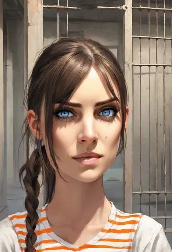 clementine,vanessa (butterfly),lori,the girl's face,lis,cinnamon girl,worried girl,lara,laurie 1,veronica,katniss,girl portrait,croft,pupils,thomas heather wick,she,fallout4,realistic,maya,pigtail,Digital Art,Comic