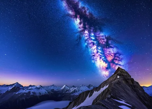 colorful stars,the milky way,milkyway,milky way,galaxy collision,colorful star scatters,spiral galaxy,rainbow and stars,colorful spiral,galaxy,astronomy,fairy galaxy,starry sky,bar spiral galaxy,starry night,south island,northen lights,night sky,the night sky,cosmic flower,Conceptual Art,Fantasy,Fantasy 30