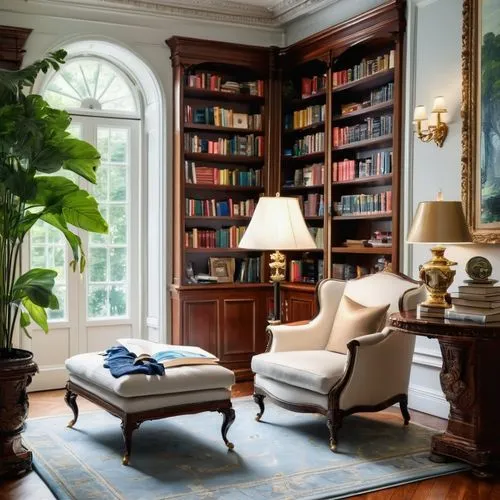 bookcases,reading room,bookshelves,bookcase,sitting room,great room,book wall,livingroom,danish room,victorian room,family room,living room,gallimard,athenaeum,alcoves,luxury home interior,bookshelf,interior decor,highgrove,book wallpaper,Illustration,Realistic Fantasy,Realistic Fantasy 19