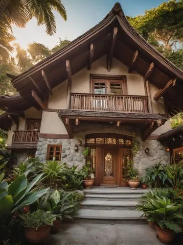 tropical house,punahou,beautiful home,javanese traditional house,luxury home,traditional house,muhana,kahala,polynesian,forest house,florida home,dreamhouse,large home,bahay,chalet,bungalows,wooden house,crib,casa,holiday villa,Illustration,Realistic Fantasy,Realistic Fantasy 02