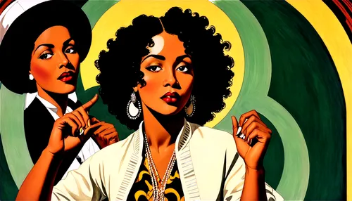 afro american girls,miseducation,coretta,womanist,pop art style,charlayne,afrocentric,soror,beautiful african american women,pop art woman,cool pop art,pop art background,afrocentrism,marvelettes,coffy,womanism,pop art,leontyne,retro women,pop art people,Illustration,Realistic Fantasy,Realistic Fantasy 21