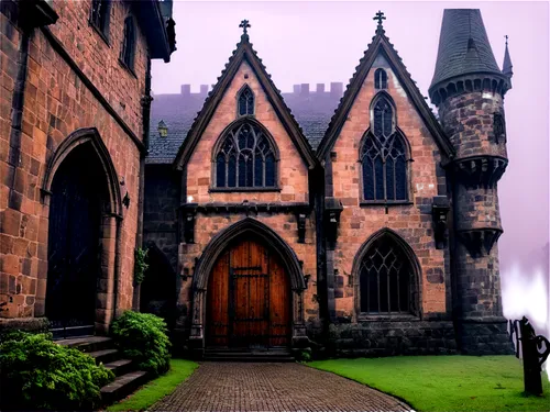 gothic church,haunted cathedral,edzell,kirkwall,restalrig,clonard,buttresses,the black church,neogothic,black church,steeples,thirlestane,kirkyard,tintern,lilleshall,dunblane,lanercost,kirriemuir,cathedrals,edensor,Art,Classical Oil Painting,Classical Oil Painting 37