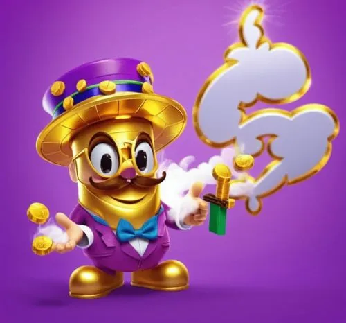 wand gold,gold and purple,purple and gold,goldstick,pot of gold background,golcuk,goldminer,clow,golden candlestick,posgold,fire eater,gold nugget,ringmaster,goldfeder,goldtron,rayman,goldwin,mineta,wakko,raid,Unique,3D,3D Character