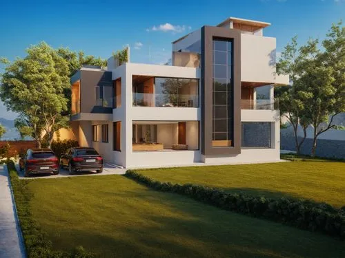 modern house,holiday villa,3d rendering,residential house,contemporary,amrapali,Photography,General,Natural