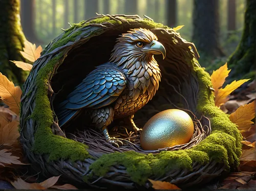 easter nest,robin egg,nest easter,spring nest,painting easter egg,nest,fairy house,bird's egg,bird nest,brown egg,nest workshop,robin's nest,fairy door,blue eggs,owl-real,gryphon,golden egg,owl art,owl nature,hen's egg,Illustration,American Style,American Style 11