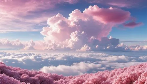 cotton candy,sea of clouds,cloud mountains,above the clouds,cloud mountain,cumulus clouds,cloudscape,cumulus nimbus,hot-air-balloon-valley-sky,chinese clouds,cloud towers,cumulus cloud,cloudporn,clouds,cloud play,fall from the clouds,sky clouds,cloud image,clouds - sky,sky rose,Photography,General,Realistic