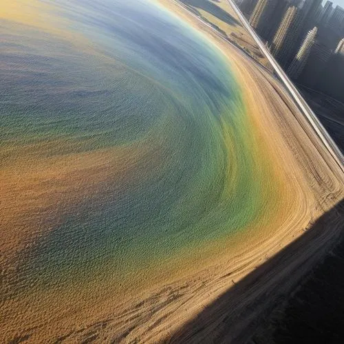 rainbow waves,grand prismatic hot spring,vapors over grand prismatic spring,grand prismatic spring,colorful grand prismatic spring,grand prismatic from overlook,sand waves,sand board,gold paint stroke