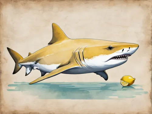 lemon shark pup (Negaprion brevirostris),bronze hammerhead shark,sand tiger shark,great white shark,bull shark,requiem shark,shark,rough-toothed dolphin,hammerhead,tiger shark,cartilaginous fish,nurse