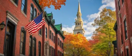 steeples,transamerica,zakim,spires,steeple,boston,spire,fall foliage,steepled,bostonnais,colorful flags,1 wtc,new england,bostonian,faneuil,colors of autumn,tallinna,pcusa,one world trade center,hoboken,Art,Classical Oil Painting,Classical Oil Painting 39