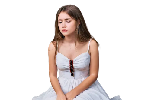 girl in a long,girl in a long dress,girl praying,girl sitting,girl in white dress,girl on a white background,premenstrual,young girl,girl in cloth,mutism,addiction treatment,dysthymia,depressed woman,the girl in nightie,girl with cloth,anxiety disorder,relaxed young girl,worried girl,misoprostol,young woman,Conceptual Art,Oil color,Oil Color 08