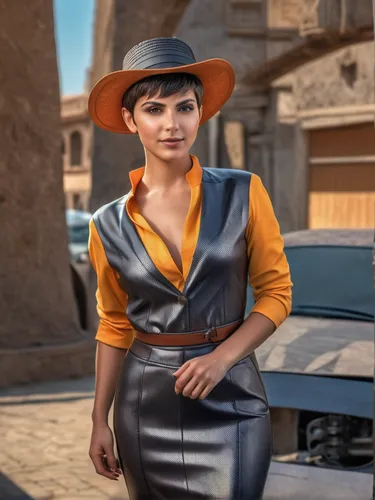 spy,retro woman,spy visual,leather hat,retro women,the hat-female,business woman,policewoman,fedora,businesswoman,vintage fashion,retro girl,hat retro,vesper,female doctor,woman in menswear,the hat of the woman,woman holding gun,kosmea,vendor,Photography,General,Realistic