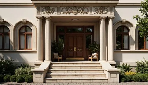 sursock,exterior decoration,house entrance,jugendstil,woollahra,entranceway,luxury property,entryway,driehaus,house front,rosecliff,neoclassical,landscape design sydney,front door,dolmabahce,wooden facade,entryways,house with caryatids,the threshold of the house,luxury home