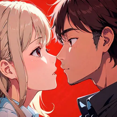 sakamaki,junpei,homasho,teika,first kiss,valentines day background,Anime,Anime,Traditional