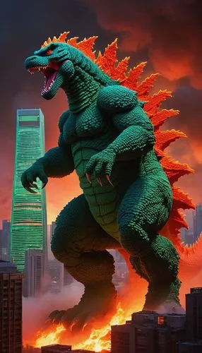 godzilla,wuhan''s virus,king kong,landmannahellir,kong,fire breathing dragon,tianjin,kaohsiung,dragon of earth,dragon li,chongqing,taipei 101,zhengzhou,saurian,dalian,reptillian,drexel,trex,dinosaruio,drago milenario,Conceptual Art,Sci-Fi,Sci-Fi 22