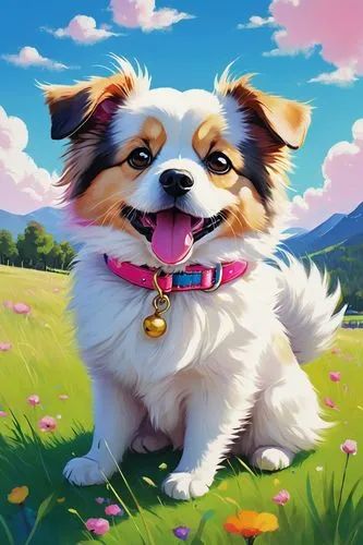 corgi,dog illustration,zwei,welsh corgi,springtime background,corgis,australian shepherd,pembroke welsh corgi,shih tzu,spring background,flower background,pomeranian,sheltie,the pembroke welsh corgi,cute puppy,portrait background,cheerful dog,pekinese,dog shetland sheepdog,puppy shetland sheepdog,Conceptual Art,Daily,Daily 10