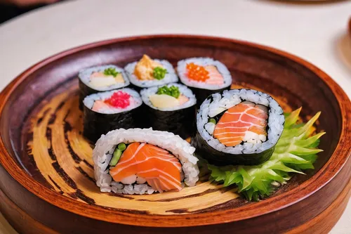 Write a poem capturing the elegance of Ryo Sushi's dishes.,sushi japan,sushi roll images,salmon roll,sushi plate,sushi set,gimbap,california maki,sushi,sushi boat,tofu skin roll,sushi roll,sushi rolls