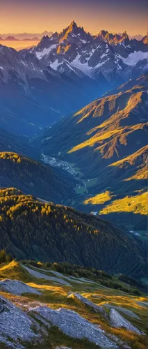 Sunrise over Orobie Alps from Sasso Bianco, aerial view, Valmalenco, Sondrio province, Valtellina, Lombardy, Italy, Europe,landscape mountains alps,pyrenees,alpine sunset,bernese alps,the alps,alps,al