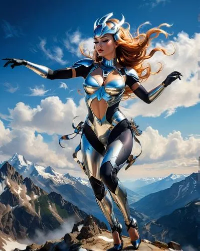 giganta,fantasy woman,superheroine,symetra,hawkgirl,super heroine,blue enchantress,wonderwoman,leona,teela,barda,zauriel,female warrior,sprint woman,darna,lilandra,kitana,wind warrior,dazzler,zarina,Conceptual Art,Sci-Fi,Sci-Fi 01