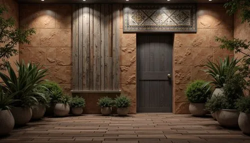 entryway,wooden door,entryways,3d rendering,patterned wood decoration,garden door,garden design sydney,render,3d render,landscape design sydney,front door,wooden wall,house entrance,wooden facade,entranceway,doorway,3d rendered,renders,wood gate,metallic door