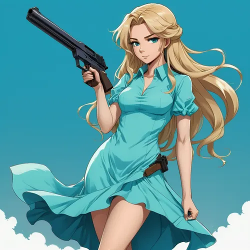 girl with gun,darjeeling,girl with a gun,tsumugi kotobuki k-on,heavy object,holding a gun,woman holding gun,pointing gun,azalea,elsa,handgun,gun,ar-15,rifle,jessamine,kalashnikov,screw gun,honolulu,water gun,femme fatale,Illustration,Japanese style,Japanese Style 07