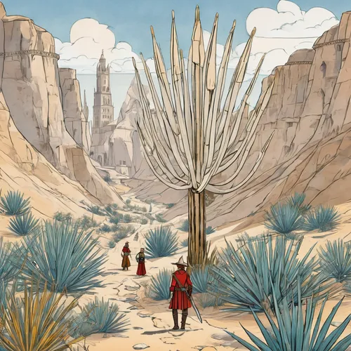 desert plant,desert plants,organ pipe cactus,agave,barrel cactus,giant yucca,desert flower,the desert,yucca,cacti,desert landscape,desert palm,yucca palm,cactus,desert desert landscape,desert background,flowerful desert,guards of the canyon,desert,saguaro,Illustration,Realistic Fantasy,Realistic Fantasy 42