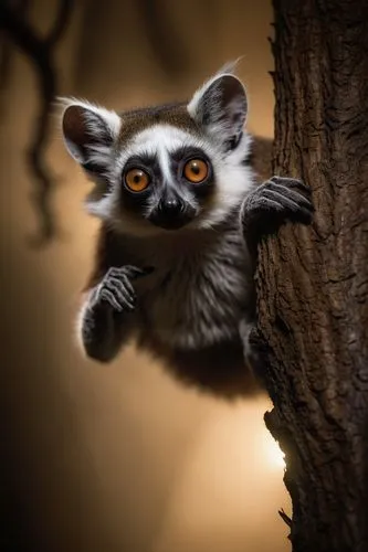 ring-tailed,lemur,ring tailed lemur,mouse lemur,lemurs,aye-aye,north american raccoon,madagascar,slow loris,sifaka,pygmy slow loris,mustelidae,sugar glider,raccoon,southern white faced owl,coatimundi,striped skunk,raccoons,mustelid,loris,Illustration,Children,Children 05