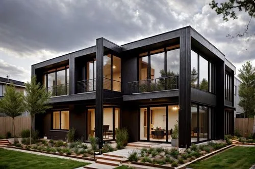 BLACK THEME, BLACK EXTERIOR WALLS, ALL BLACK FACADE,modern house,modern architecture,cubic house,cube house,frame house,modern style,contemporary,smart house,timber house,beautiful home,house shape,me