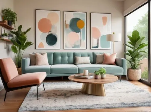 mid century modern,modern decor,living room,sofa set,contemporary decor,modern living room,livingroom,mid century,apartment lounge,mid century house,sitting room,soft furniture,interior design,loveseat,furnishing,geometric style,interior decor,sofas,danish furniture,furnishings,Conceptual Art,Oil color,Oil Color 03