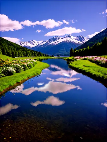 livigno,stryn,engadin,background view nature,landscape background,zillertal,mountain river,etive,vanoise,pyrenees,nature background,alpine landscape,japanese alps,alpine lake,altai,kazbegi,river landscape,beautiful landscape,alpine meadow,glenorchy,Conceptual Art,Oil color,Oil Color 15