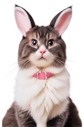 bewhiskered,rabbit ears,mousie,cat kawaii,mouses,mouser,cartoon cat,moggie,cute cat,long eared,cat portrait,pink bow,whiskas,ears,cat image,mouse,misbun,suara,flopsy,big ears,Photography,Artistic Photography,Artistic Photography 06