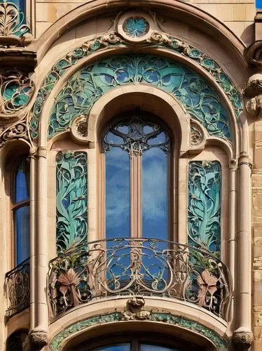 art nouveau frame,art nouveau frames,balcon de europa,sicily window,ornamentation,driehaus,karchner,ventana,old windows,french windows,ventanas,jugendstil,architectural detail,ornate,gaudi,mosaic glass,ornamentations,balcones,azulejos,old window,Illustration,Retro,Retro 13