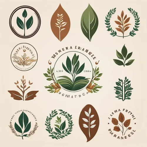 leaf icons,vintage botanical,laurel wreath,herbarium,botanical line art,medicinal plants,perennial plants,gold foil laurel,solomon's seal,ornamental plants,dogbane family,vintage anise green background,water-leaf family,plant community,medicinal herbs,wreath vector,garden logo,culinary herbs,garden herbs,four-leaf,Unique,Design,Logo Design