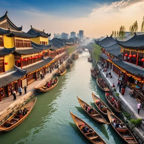 wuzhen,suzhou,shaoxing,qingcheng,chengdu,qufu,asian architecture,soochow,chaozhou,xinglong,qibao,shanghainese,yangxian,qingming,shuozhou,linzhou,hangzhou,guangping,wuxi,floating market,Photography,General,Realistic