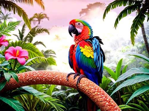 tropical bird,tropical birds,macaw hyacinth,tropical bird climber,macaws of south america,scarlet macaw,beautiful macaw,macaw,light red macaw,macaws,macaws blue gold,tropical animals,colorful birds,couple macaw,neotropical,toco toucan,macaws on black background,tropical floral background,avifauna,toucan perched on a branch,Conceptual Art,Daily,Daily 31