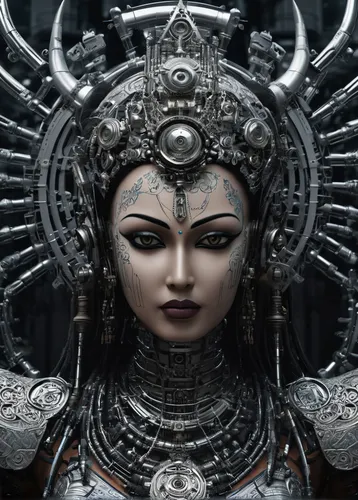 priestess,jaya,biomechanical,lakshmi,warrior woman,shiva,female warrior,emperor,shamanic,gorgon,goddess of justice,god shiva,archangel,bodhisattva,lord shiva,medusa,alien warrior,the enchantress,cleopatra,somtum,Conceptual Art,Sci-Fi,Sci-Fi 09