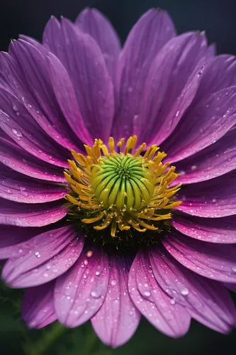 Textured Cosmea by Karen Havenaar,purple chrysanthemum,purple daisy,violet chrysanthemum,pink chrysanthemum,colorful daisy,barberton daisy,african daisy,osteospermum,european michaelmas daisy,cosmos f