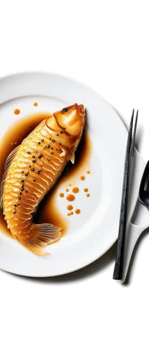 Golden fish stick, crispy texture, savory smell, mouth-watering, solo, white plate, fork and knife, steam rising, close-up shot, shallow depth of field, warm lighting, appetizing composition.,viennese