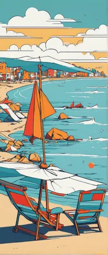 small boats on sea,summer beach umbrellas,deckchairs,lido di ostia,wooden boats,swanage bay,beach chairs,fishing boats,beach landscape,mar menor,sailing boats,viareggio,deckchair,rowing boats,swanage,seaside,sea beach-marigold,boats,deck chair,sailboats,Illustration,Vector,Vector 06