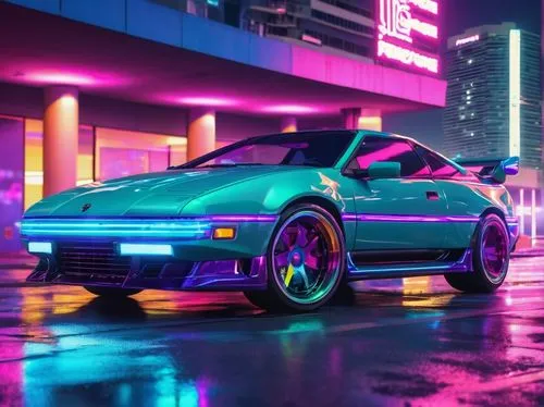 80's design,crx,fiero,neon,supra,retro,camaros,porsche turbo,retro styled,neon arrows,aesthetic,decade,polara,neons,porsche targa,neon lights,electric,neon light,nsx,elektrocar,Conceptual Art,Sci-Fi,Sci-Fi 28