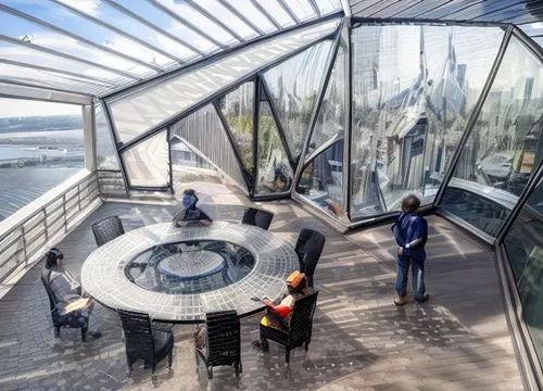 the observation deck,observation deck,structural glass,glass roof,mirror house,roof terrace,observation tower,ozeaneum,funicular,autostadt wolfsburg,glass facade,top of the rock,penthouse apartment,sc