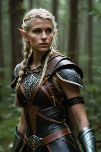 female Elf warrior,male elf,female warrior,wood elf,dark elf,elven,violet head elf,heroic fantasy,elf,elves,fantasy woman,elven forest,warrior woman,nordic,aurora-falter,massively multiplayer online r