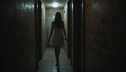 grudge,corridors,girl walking away,creepy doorway,redrum,outlast