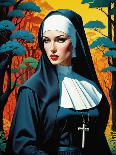 nun,carmelite order,nuns,seven sorrows,the nun,benedictine,priest,carthusian,the prophet mary,mary 1,portrait of christi,catholic,to our lady,gothic portrait,medicine icon,catholicism,mary,all the saints,saint,the magdalene,Illustration,Vector,Vector 09