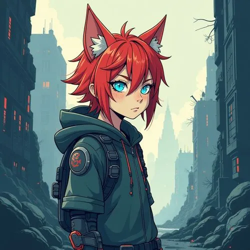 redfox,kallen,killorin,foxmeyer,cinnabar,inari,Illustration,Vector,Vector 01