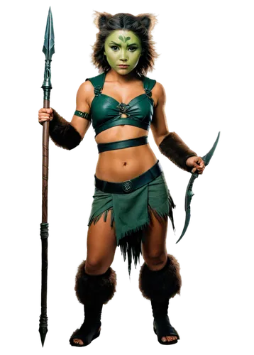 female warrior,warrior woman,half orc,barbarian,patrol,anahata,orc,fantasy warrior,crocodile woman,alien warrior,green skin,woman frog,asian costume,scandia gnome,png transparent,voodoo woman,tribal chief,druid,paraguayian guarani,fantasy woman,Illustration,Japanese style,Japanese Style 15