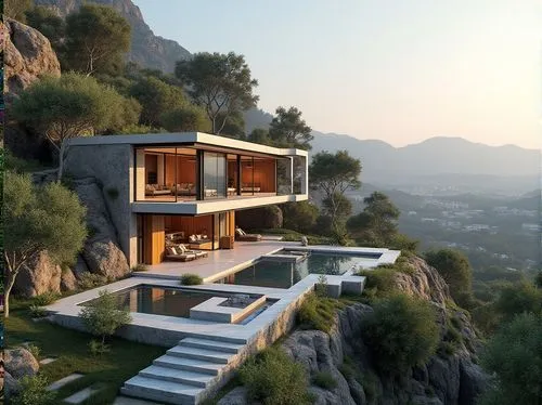 amanresorts,house in mountains,house in the mountains,modern house,dunes house,luxury property,Photography,General,Realistic